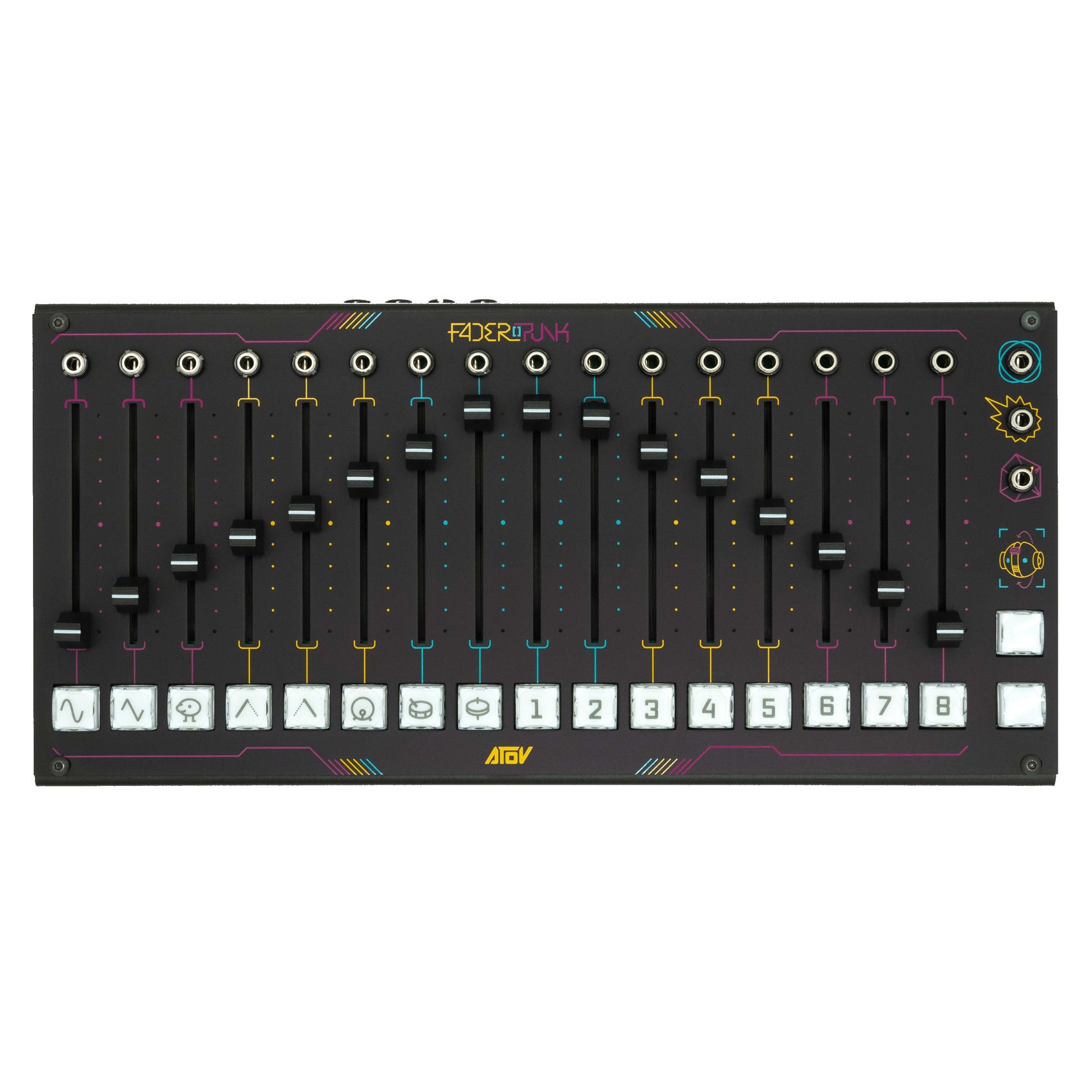 ATOV faderpunk モジュラーシンセ　ユーロラック　シーケンサー Faderpunk — Modular Controller & Modulation Ecosystem | ATOV